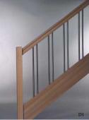 Pfosten “B”  Handlauf “H3″  Stäbe “M20″