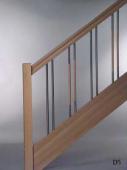 Pfosten “B”  Handlauf “H3″  Stäbe “M20+BR503″