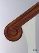 Pfosten “G” mit Handlauf “Schnecke”