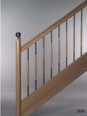 Pfosten “BR628″  Handlauf “H3″  Stäbe “BR501″