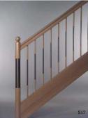 Pfosten “BR605″  Handlauf “H3″  Stäbe “BR505″