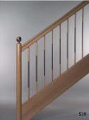 Pfosten “BR609″  Handlauf “H3″  Stäbe “BR505″