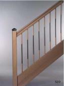 Pfosten “BR624″  Handlauf “H3″  Stäbe “BR505″