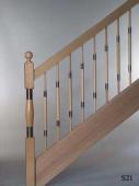 Pfosten “BR601″  Handlauf “H1″  Stäbe “BR508″