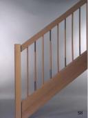 Pfosten “B”  Handlauf “H1″  Stäbe “M20″
