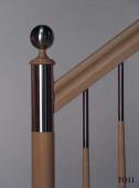 Pfosten “BR603″ mit Handlauf “H3″ und Stäbe “BR501″