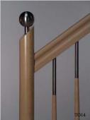 Pfosten “BR628″ mit Handlauf “H3″ und Stäbe “BR501″