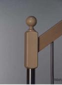 Pfosten “BR605″ mit Handlauf “H3″ und Stäbe “BR505″